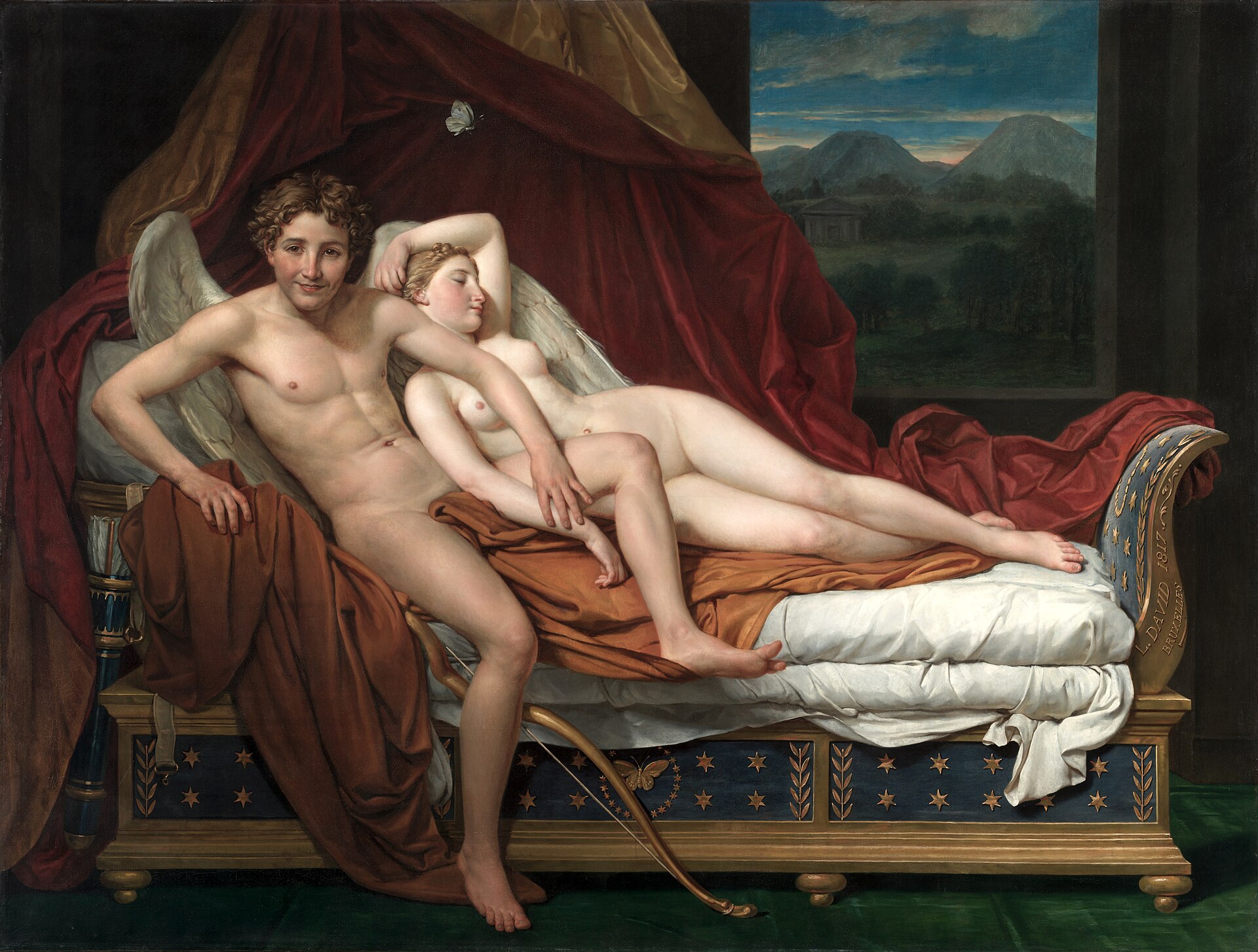 Jacques-Louis David『Cupid and Psyche』1817