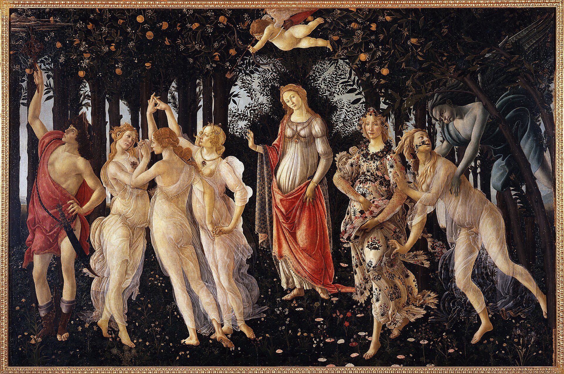 ボッティチェリ『プリマヴェーラ』c.1482